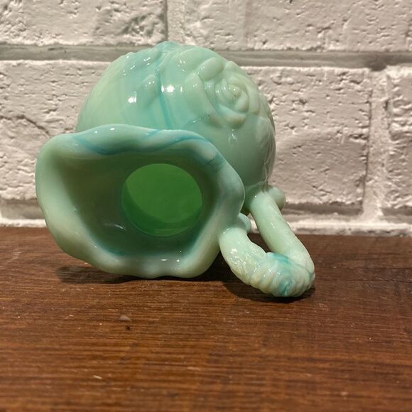 Vintage Avon Jadeite Blue Green Mini Pitcher & Basin - Picture 6 of 9